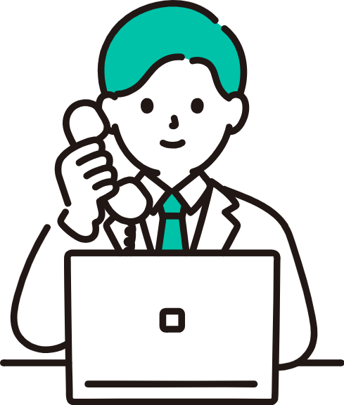 カスタマーサポートのイラスト